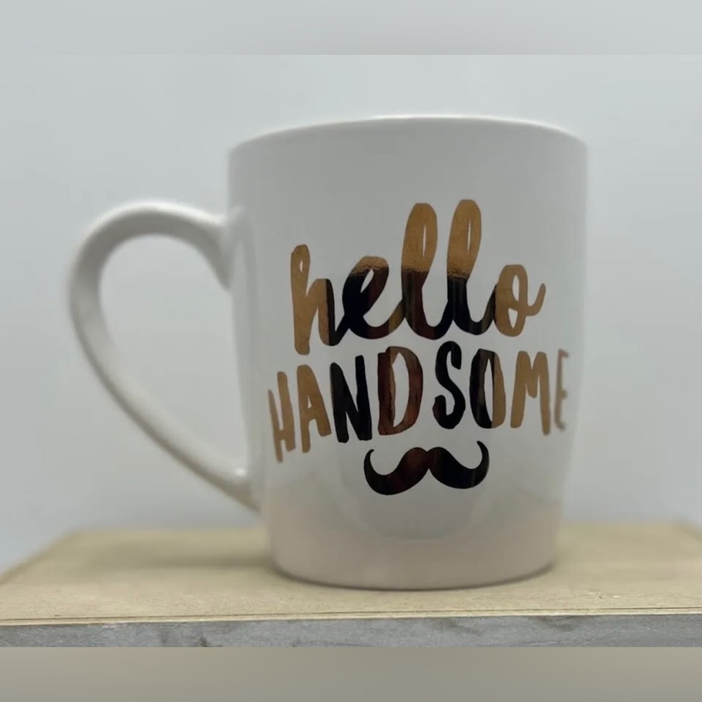 Hello Handsome Ceramic Coffee Mug Cup - 11 oz.
